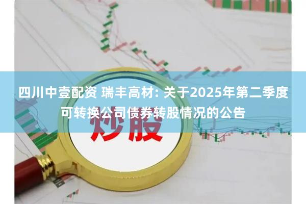 四川中壹配资 瑞丰高材: 关于2025年第二季度可转换公司债券转股情况的公告